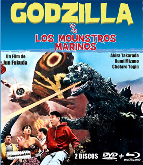 GODZILLA v/s LOS MOUNSTROS MARINOS