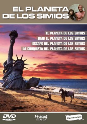EL PLANETA DE LOS SIMIOS PACK (4 DISCOS)