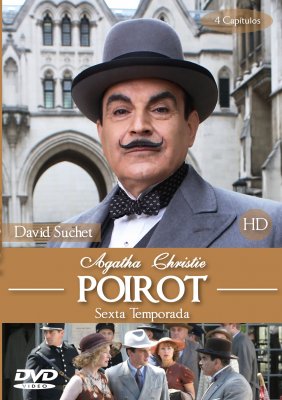 POIROT (AGATHA CHRISTIE) 6ta. TEMPORADA - 4 DVD